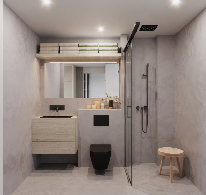 Piso Exterior Der Baño - Promociones - Design & Quality Group