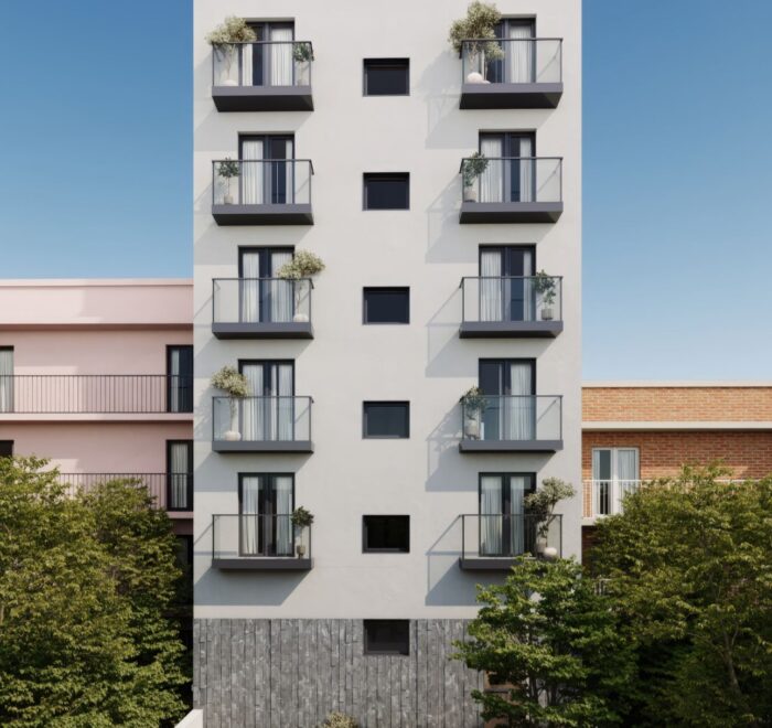 Fachada trasera - Edificio - Promociones - Design & Quality Group