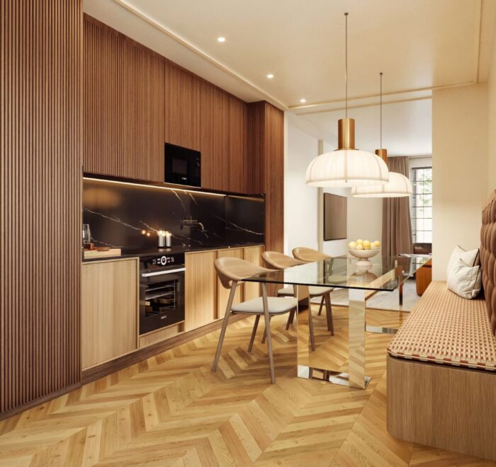 Piso 01 - Cocina-comedor - Promociones - Design & Quality Group